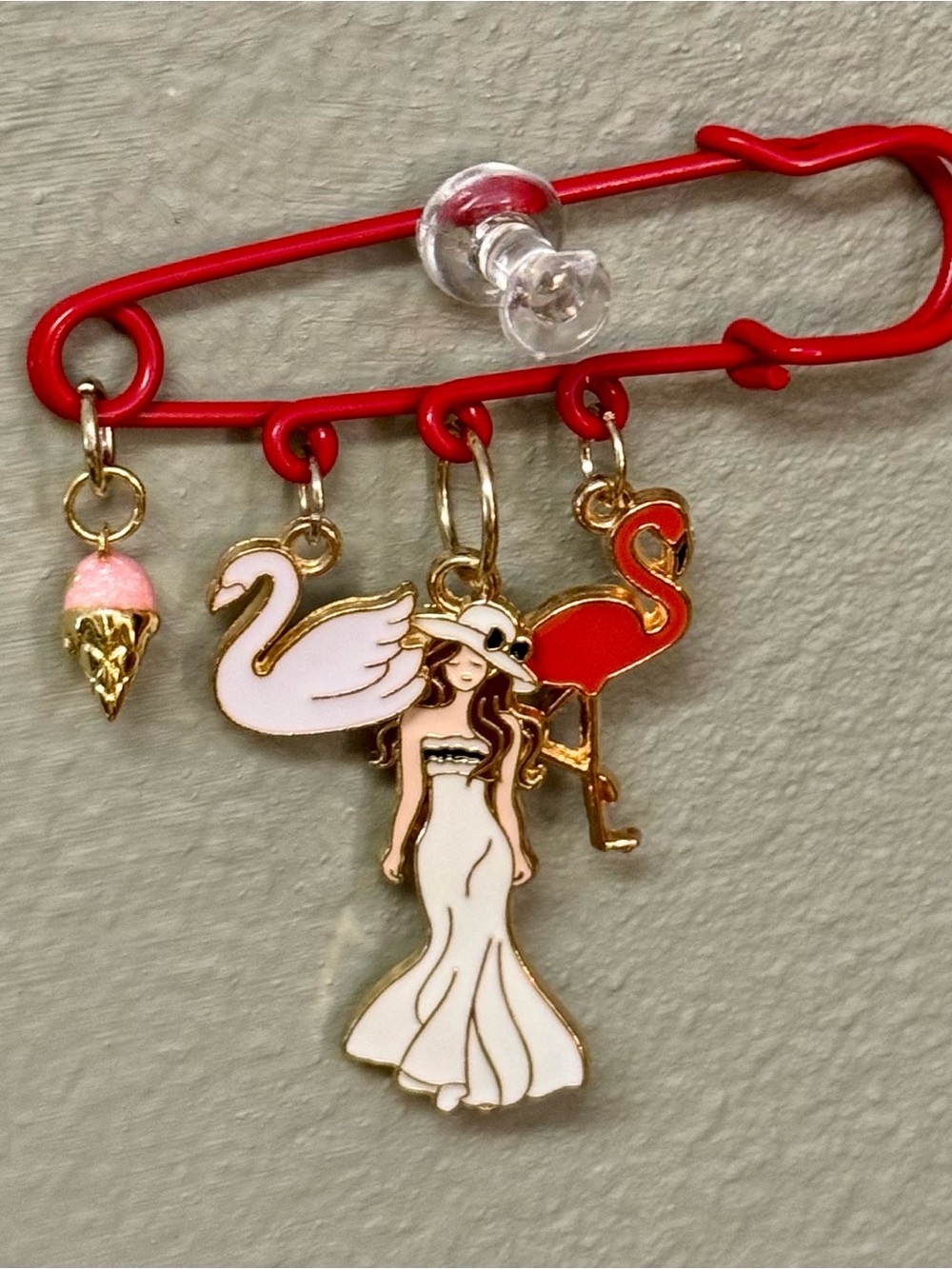 Lana Del Rey "Honeymoon" themed brooch, pin, charm
